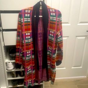 Long Sleeve Multi Colored Moth Anthropologie Cardi